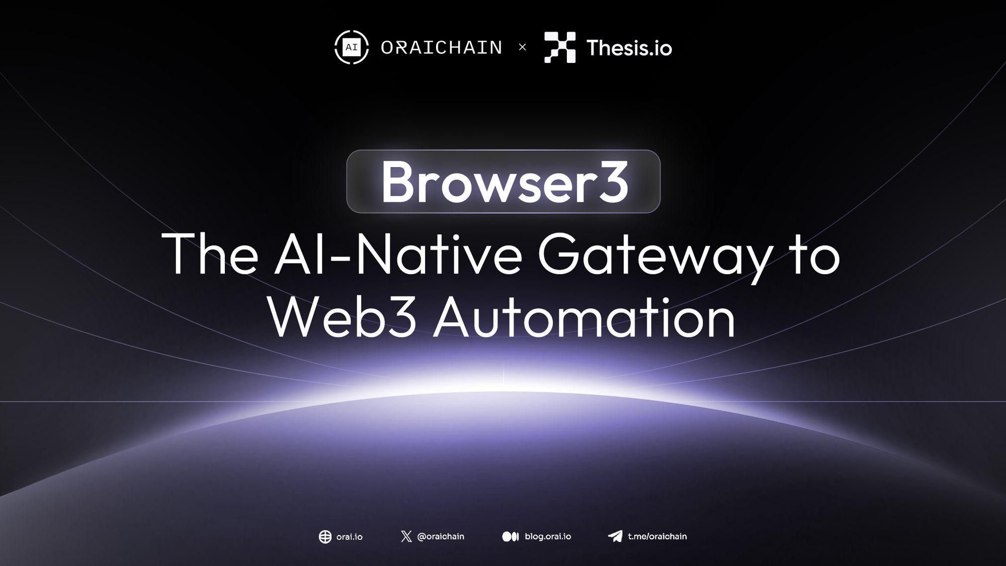 Unlock Web3 Automation: Introducing Browser3 — The AI-Native Gateway